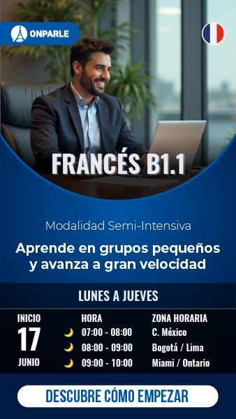 Curso grupal online de franc´´és B1.1